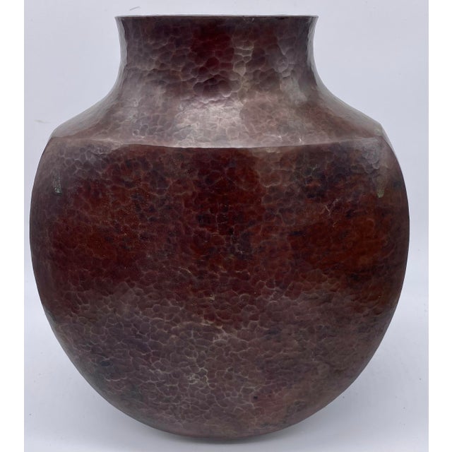 Vintage Hammered Copper Vase From Mexico Circa 1960 Chairish