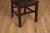 Early 20th Century Mission Style Antique Oak Rabbit Ear Side Chair With Leather Seat For Sale - Image 5 of 18