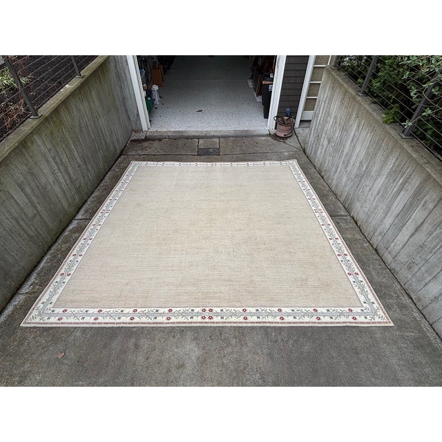 Hand Woven Elizabeth Eakins Rug 11' X 12' For Sale In Seattle - Image 6 of 6