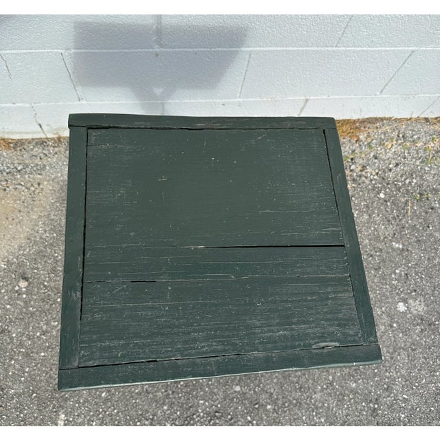 Mid 20th Century Vintage Green Adirondack Twig Side Table For Sale - Image 11 of 11