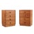 Vintage Pinewood Chest of Drawers, 1970s, Set of 2 For Sale - Image 13 of 13