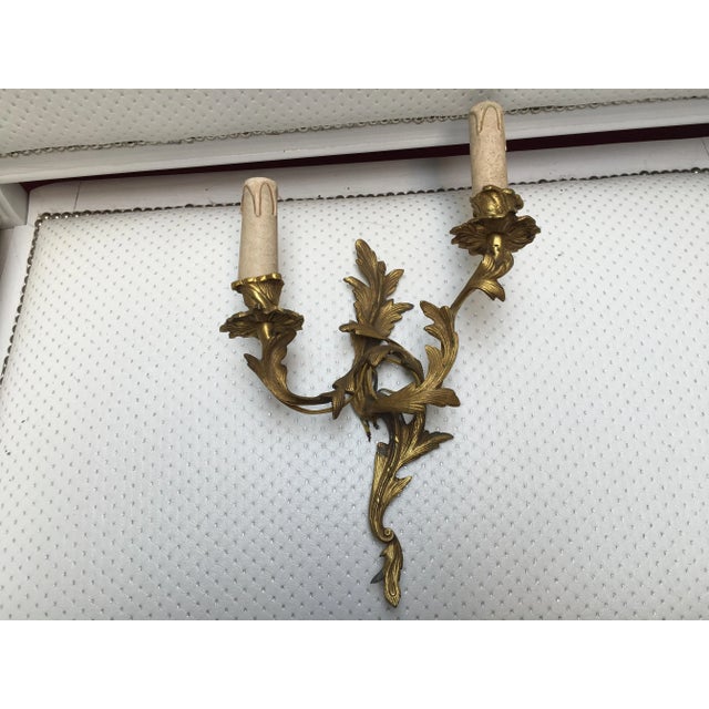 Rococo Style Wall Sconce, 1960s For Sale - Image 9 of 9