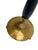 Black Brass and Black Laquered Floor Lamp on Ball-Shape Legs, 1980s For Sale - Image 8 of 10