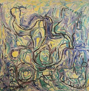 Urbain Herregodts, Abstract Composition, 1962, Oil on Panel