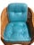 6 Vintage McGuire Wicker Chairs For Sale - Image 9 of 11