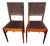 Mid 20th Century Pair of Swedish Velour Upholstered Teak Dining Side Chairs For Sale