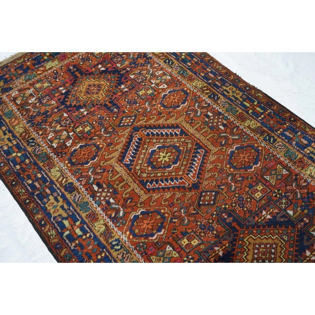 Vintage Karajeh Runner 3'4'' X 11'4'' For Sale - Image 4 of 10