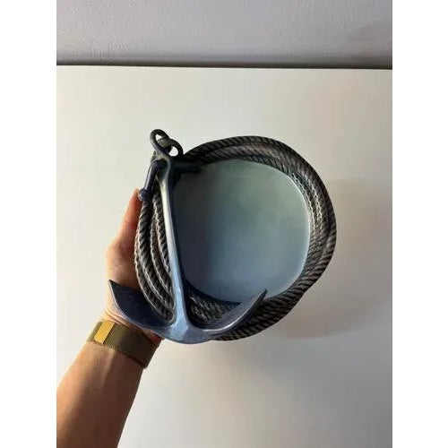 Model 2377 Bowl with Rope and Anchor by Bing & Grøndahl For Sale - Image 6 of 11