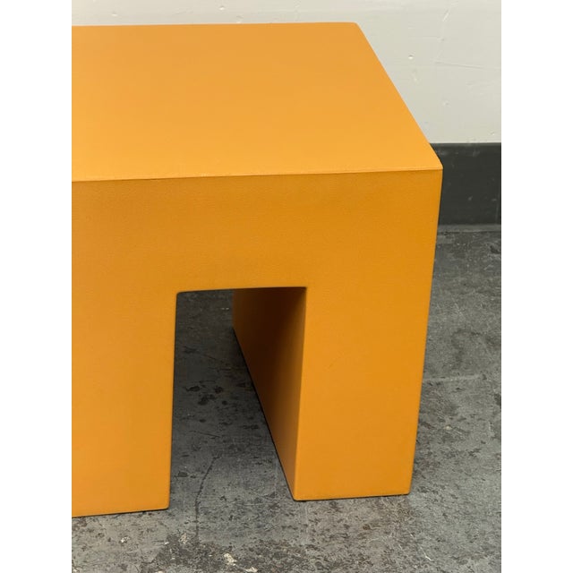 Lella & Massimo Vignelli for Heller Vignelli Cube Stool, Outdoor For Sale - Image 10 of 12