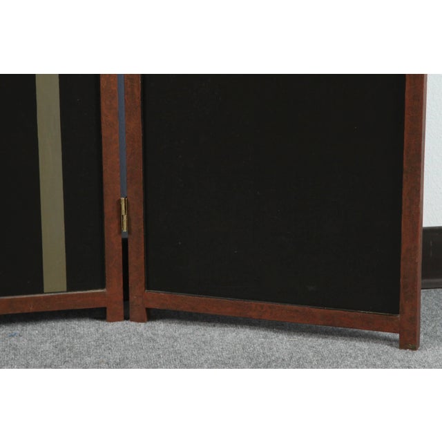 1990s 1990s Hand-Painted Folding Screen with Carousel Horse by Lynn Curlee For Sale - Image 5 of 9