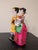 Vintage Korean Wedding Dolls in Glass & Wooden Case For Sale In Saint Louis - Image 6 of 10