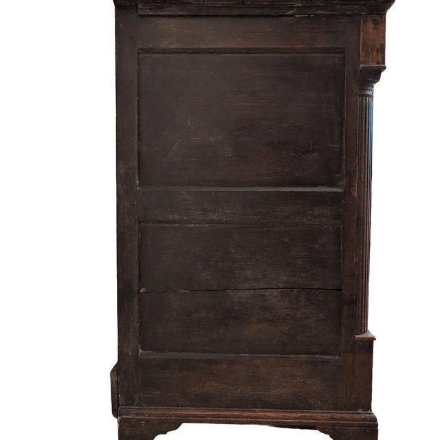 Wood Early 19th Century Georgian Oak Glazed Dresser For Sale - Image 7 of 12