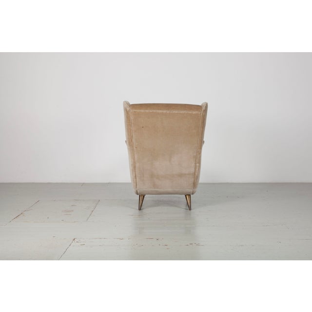 Italian Wingback Chairs from Isa Bergamo, 1950s, Set of 2 For Sale - Image 9 of 18