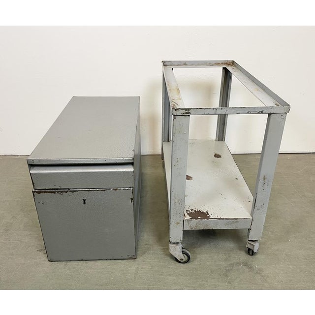 Industrial Grey Trolley, 1960s For Sale - Image 14 of 17