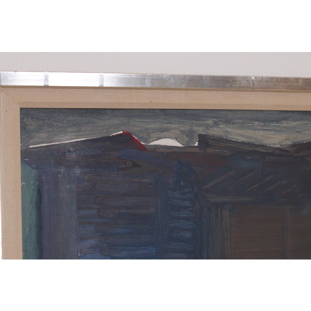 Tore Hultcrantz, City, 1960s, Oil on Panel, Framed For Sale - Image 15 of 18