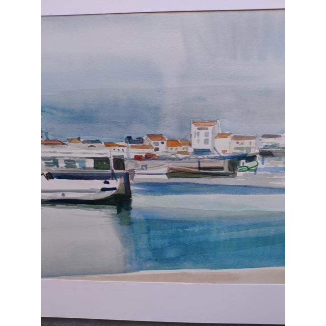 Watercolor by Michel Roubille, 1983. Nephew of the renowned Auguste Jean-Baptiste Roubille, he inherited his uncle's...