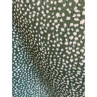 Thibaut Green and Ivory Animal Print Fabric- 3 Yards For Sale