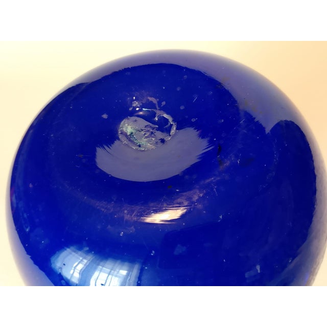 Scavo Vase in Blue Murano Glass, 1970s For Sale - Image 4 of 10
