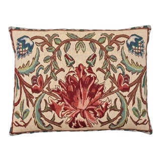 Artichoke Tapestry Cushion With Feather Filler - 36x46cm (14"x18") For Sale