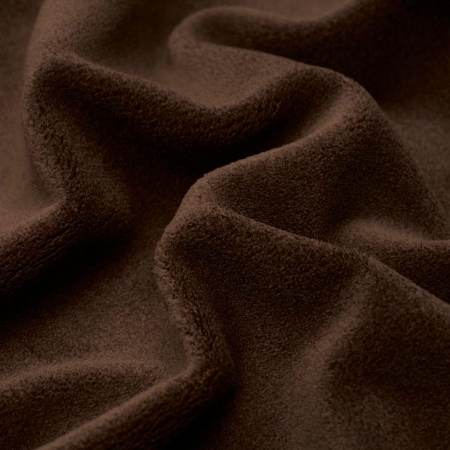 Contemporary SAMPLE - Schumacher Hermine Virgin Wool Fabric In Chocolate For Sale - Image 3 of 4