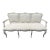 Off White French Provincial Bench For Sale