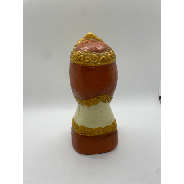 Shabby Chic Mid 20th Century Gemma Taccogna Lady's Head Bank For Sale - Image 3 of 7