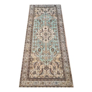1920s Vintage Bellwether Rugs Bibikabad Runner - 5'2" X 11'9" For Sale