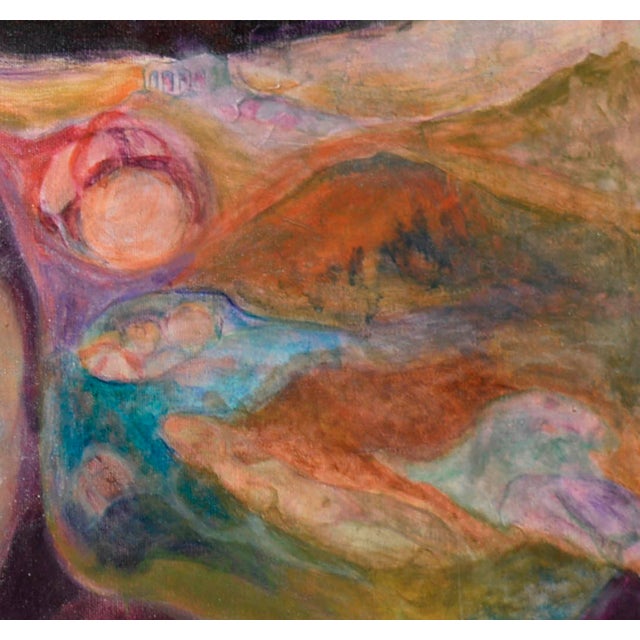 Woman of the Earth - Mid Century Figurative Abstract by Renard For Sale In Monterey, CA - Image 6 of 7