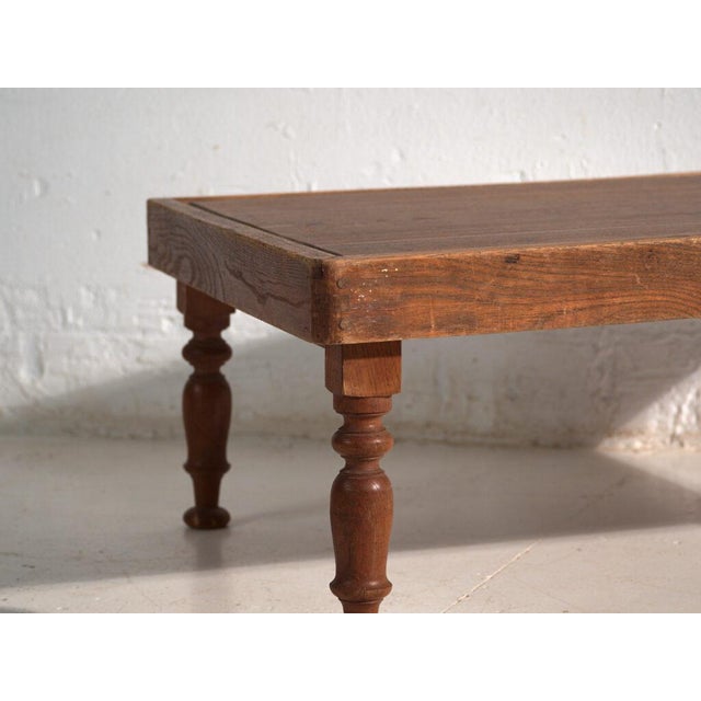 1920s Vintage Japanese Folding Low Table in Wood, Japan, 1920 For Sale - Image 5 of 13