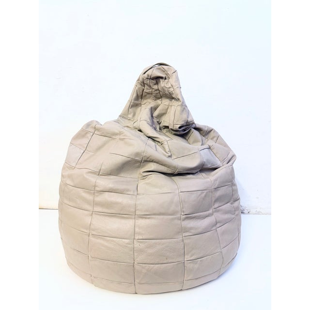 Patchwork Leather Beanbag from de Sede, 1970s For Sale - Image 4 of 13