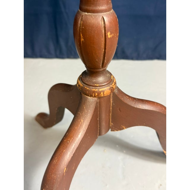 Antique Georgian Tripod Side Wine Table, 1900 For Sale - Image 10 of 14
