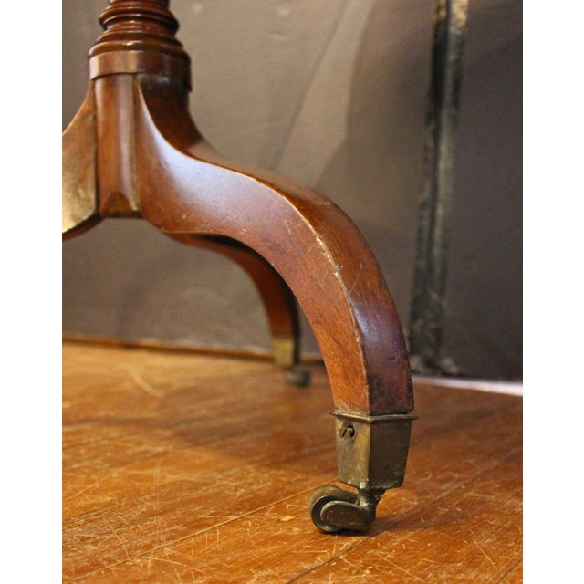 Brown Circa 1790-1810 English Georgian Drop-Side Dumbwaiter Table or Etagere For Sale - Image 8 of 8