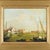 A 19th-century Italian oil on canvas vedutina painting, capturing San Giorgio Maggiore across the Grand Canal. Gondolas...