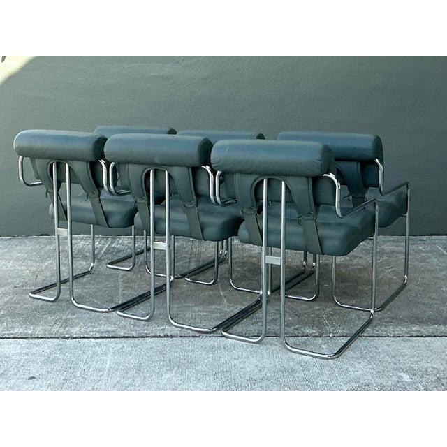 Vintage Italian Guido Faleschini “Tucaroma”:Dining Chairs - Set of 6 For Sale - Image 10 of 12