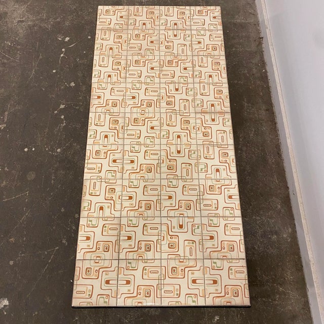 1960s Arden Riddle Tile Top Coffee Table Chairish