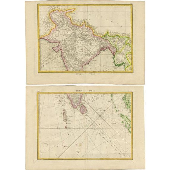Masterpiece Maps of the Indian Ocean, 1770, Set of 2 For Sale - Image 11 of 11