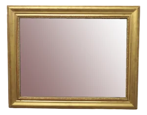 Vintage Rectangular Gilt Mirror