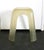 1970s resin stool solid and stable minor visible dents, see photo. No cracks space age design