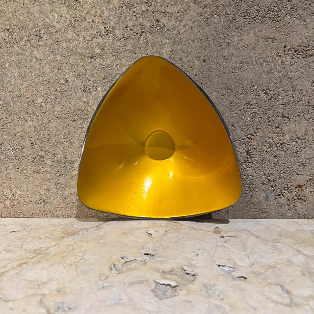 1960s Sculptural Yellow Dish Reed & Barton by John Prip For Sale - Image 10 of 10