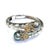 Bochic "Orient" Vintage Sapphire, Topaz & Pearl Bangle Set White 18K & Silver For Sale In New York - Image 6 of 18