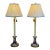 Late 20th Century Frederick Cooper Imari Candlestick Table Lamps, Pair For Sale