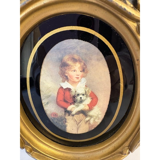 Victorian Vintage “Master Simpson” by Devis Gilt Framed Print For Sale - Image 3 of 5