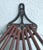 Art Deco Wooden and Wrought Iron Fan-Shaped Towel Rack, 1930s For Sale - Image 6 of 7