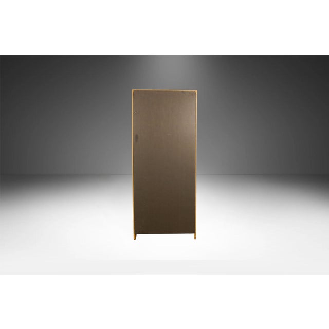 Mid-Century Modern Mid Century Teak Tall Bookcase 72" Tall For Sale - Image 3 of 12
