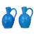 Pair of Charles Catteau for Boch Freres Blue Crackle Vases, Belgian For Sale