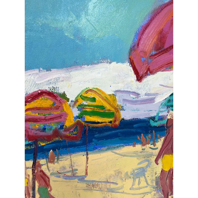 Impressionistic Seascape Original Oil Painting For Sale - Image 9 of 9