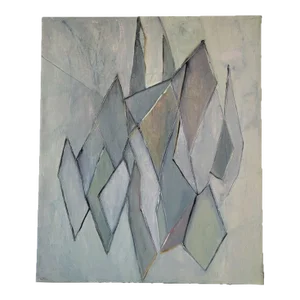 "Untitled January 2021" Contemporary Original Abstract Oil Painting by Lynn Christian 2021