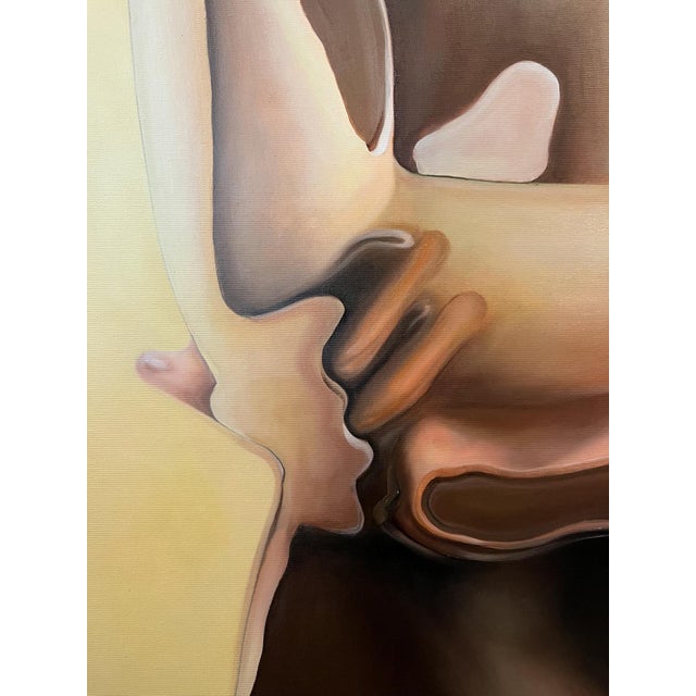 Schigian 2024 oil canvas 151x183x1 in my work, i made use of oil to bring to life a dreamlike character where reality and...