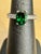 Early 21st Century 1.2 Carat Natural Oval Green Tourmaline + Diamond Ring 14 Karat Yellow Gold For Sale - Image 5 of 18