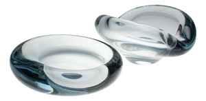 Akva Series Ashtrays by Per Lütken for Holmegaard, 1950s, Set of 2